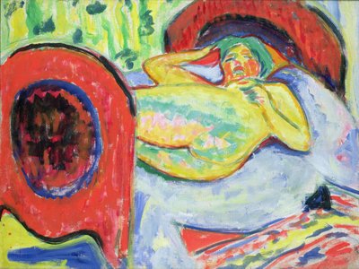 Desnudo reclinado de Ernst Ludwig Kirchner